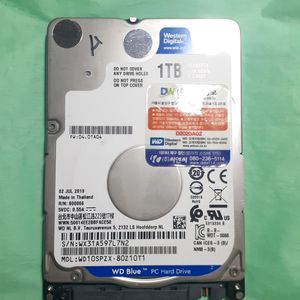 노트북하드 WD Blue HDD 1TB 2.5인치 슬림