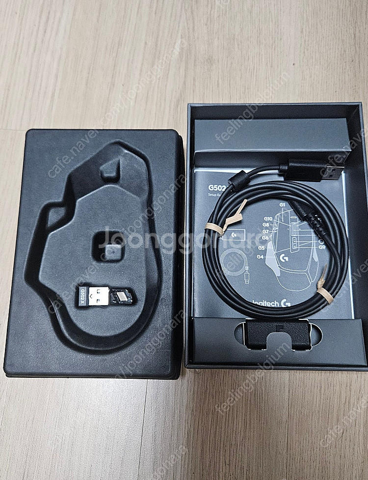로지텍 G502X LIghtspeed 새상품--6