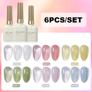 6종_유리알 시럽젤 젤네일 6종세트(15ml *6)