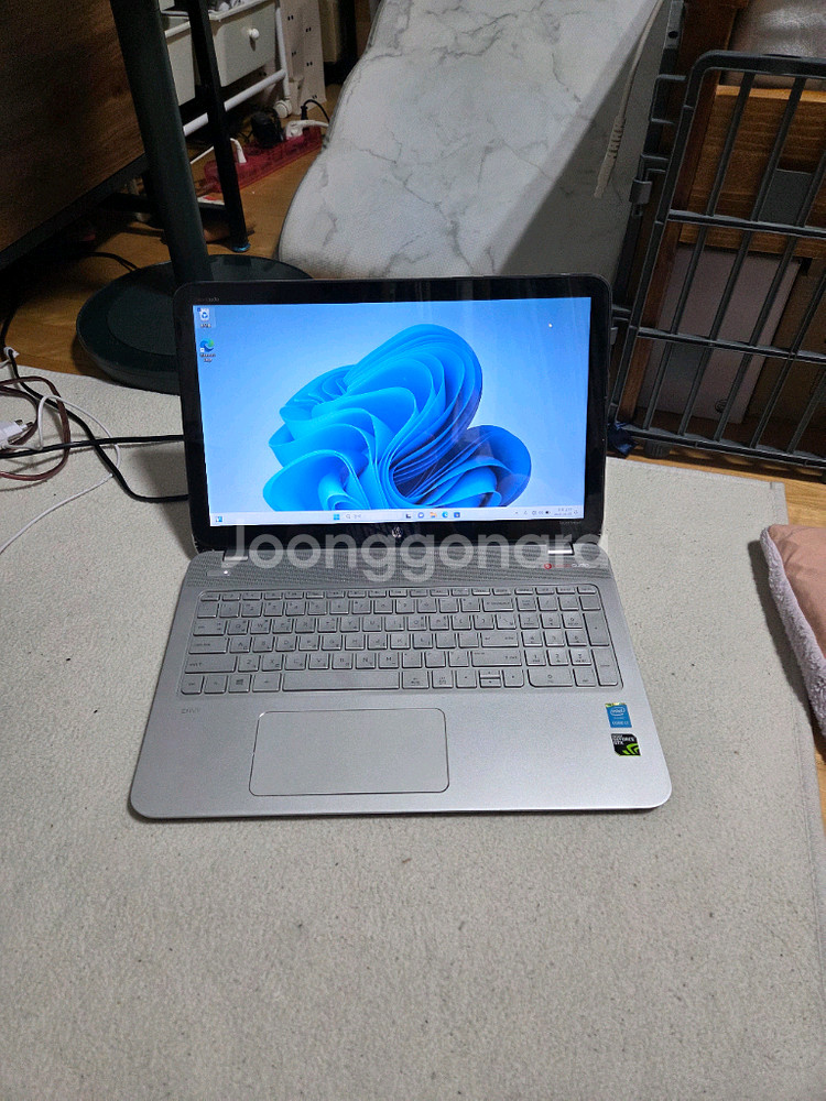 HP 노트북 i7-4712hq 램8 SSD120--0