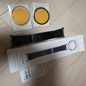 갤럭시워치8 메탈밴드 베젤링 정품 스트랩 팝니다.