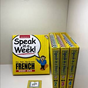 Speak in a Week! French 세트