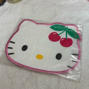 미사용) 고전키티 키티얼굴타올?체리키티 03년제품