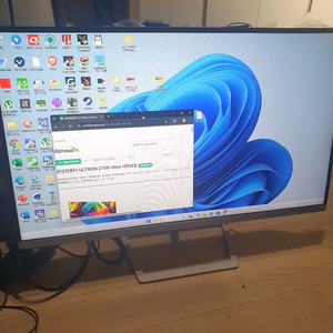 화질좋은 27인치 슬림 모니터 hdmi pc모니터