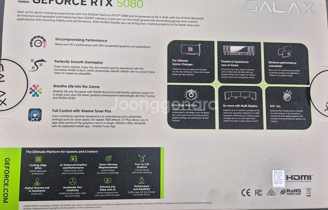 Galax RTX5080 OC white 16g--1