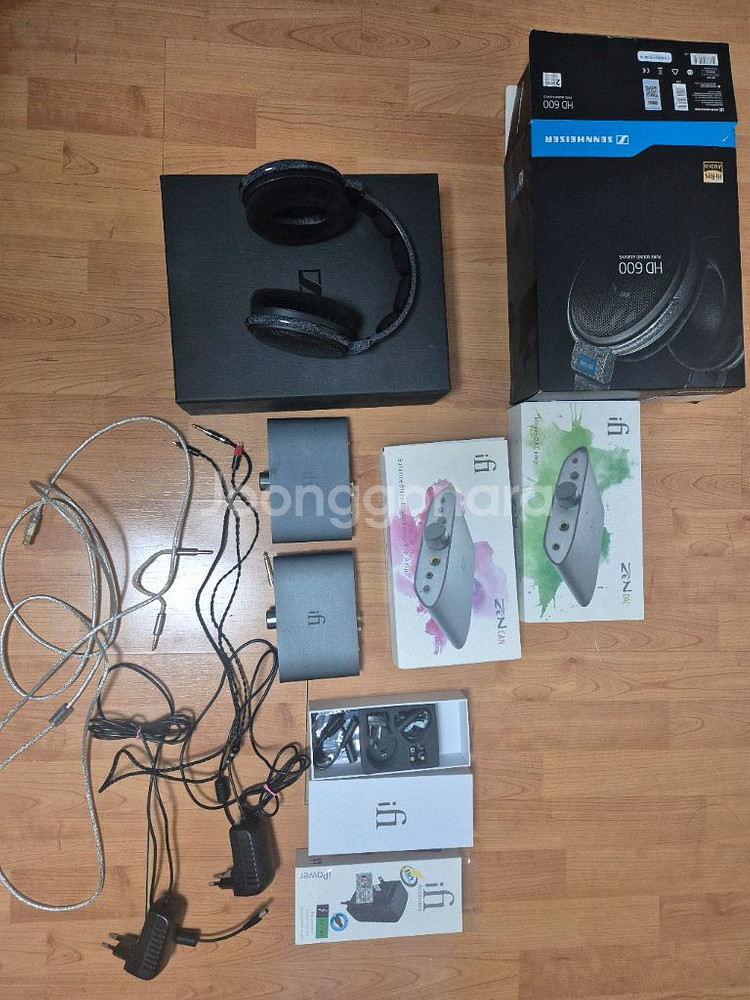 젠하이저 hd600& ifi CAN & DAC 전용어댑--0