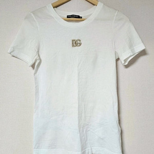 (실착 5회 이하) 정가 82만 돌체 크리스탈 로고 티