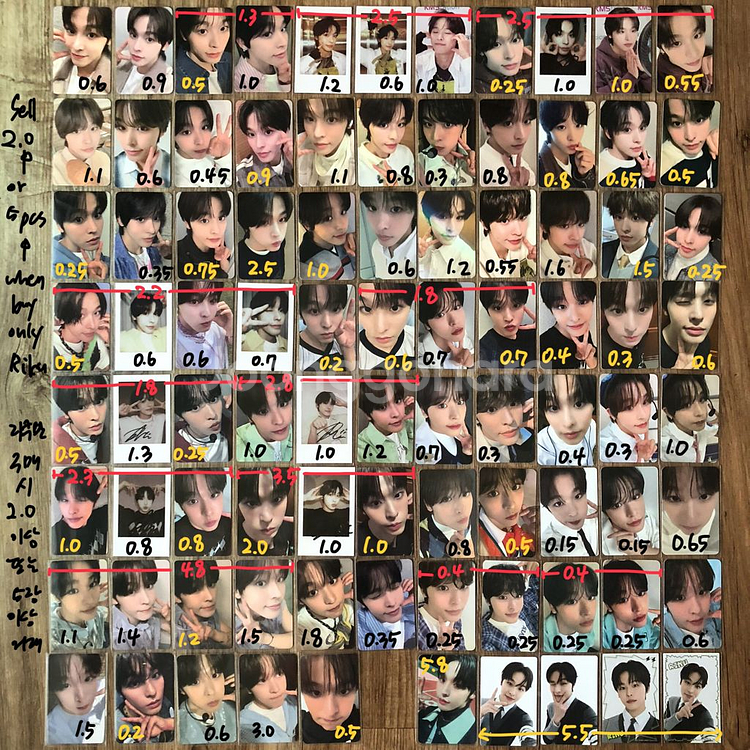 엔시티 위시 엔위시 포카 미개봉 앨범 md 양도 판매--0