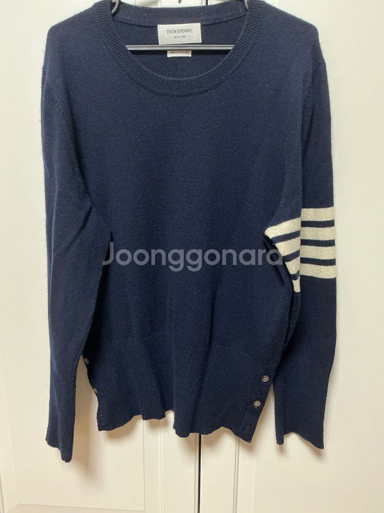 [정품]톰브라운 밀라노스티치 캐시미어 니트--1