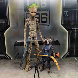 핫토이 로켓+그루트 단품 12인치 피규어