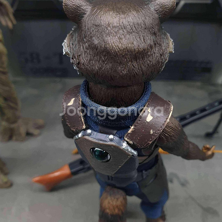 핫토이 로켓+그루트 단품 12인치 피규어--3