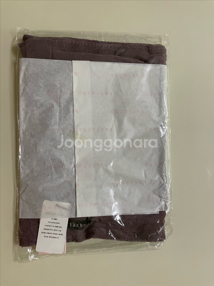 카티아조 블랙 레이블 럭셔리 울 머플러 로지 퍼플--8