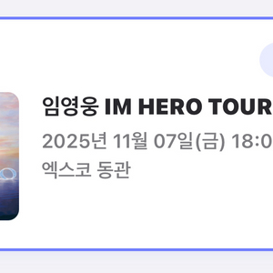 임영웅 대구 콘서트 11/7 연석