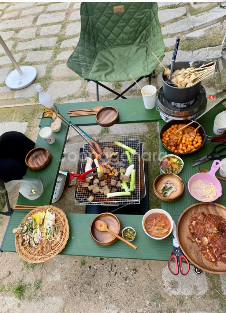 캠핑 화로대 테이블--1