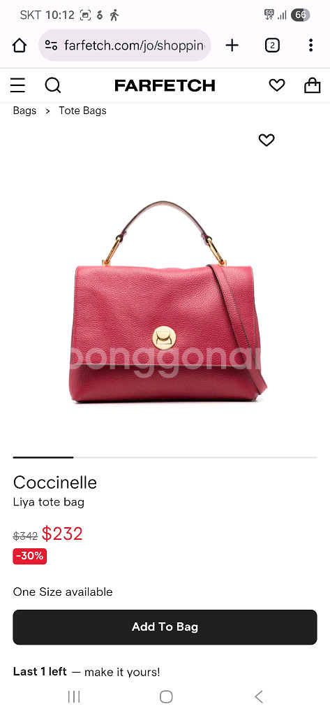 코치넬리 리야 토트백--5