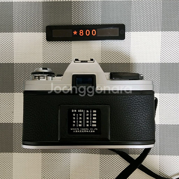 미놀타 X-300 필름카메라 2.8 광각렌즈 실버바디--2