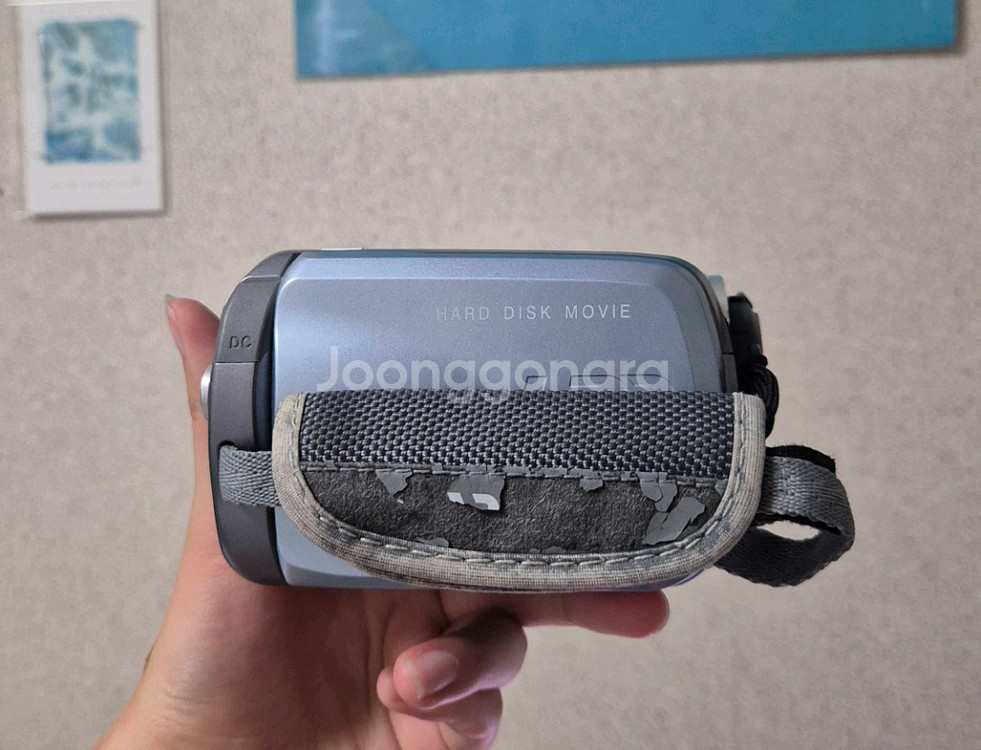 아쿠아 블루 JVC GZ MG67 빈티지 캠코더--1