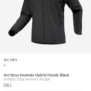 아크테릭스 인센도 하이브리드 후디 L