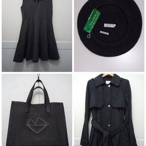 포에버21 퀼팅 원피스 L