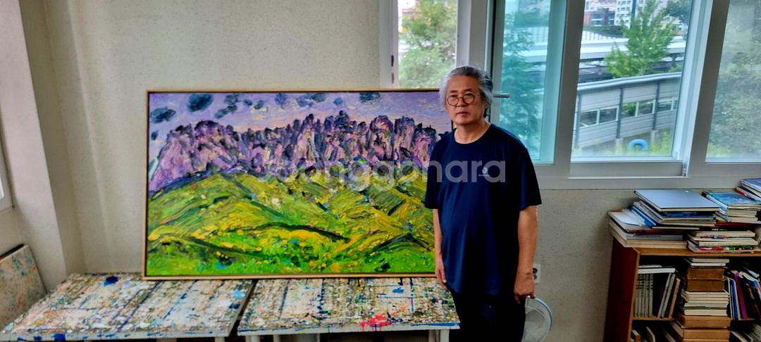 설악산 울산바위 그림--1