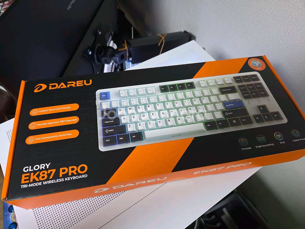(새제품) 다얼유 EK87 PRO 기계식 키보드--1