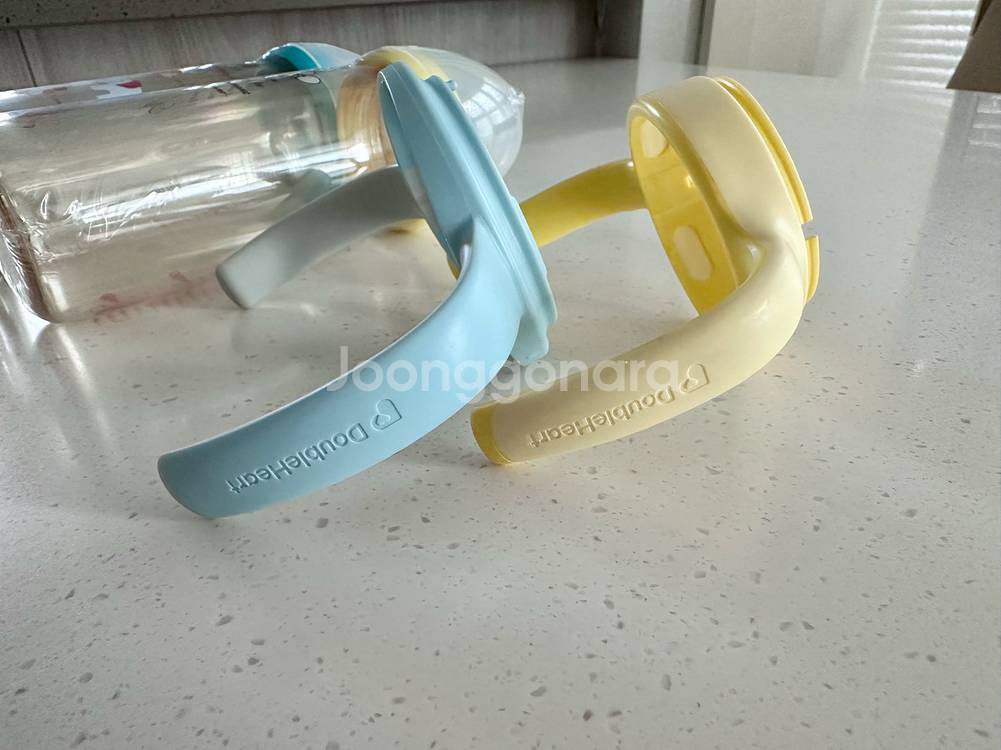 더블하트 젖병 2세대 미개봉 새상품 240ml +손잡이--2
