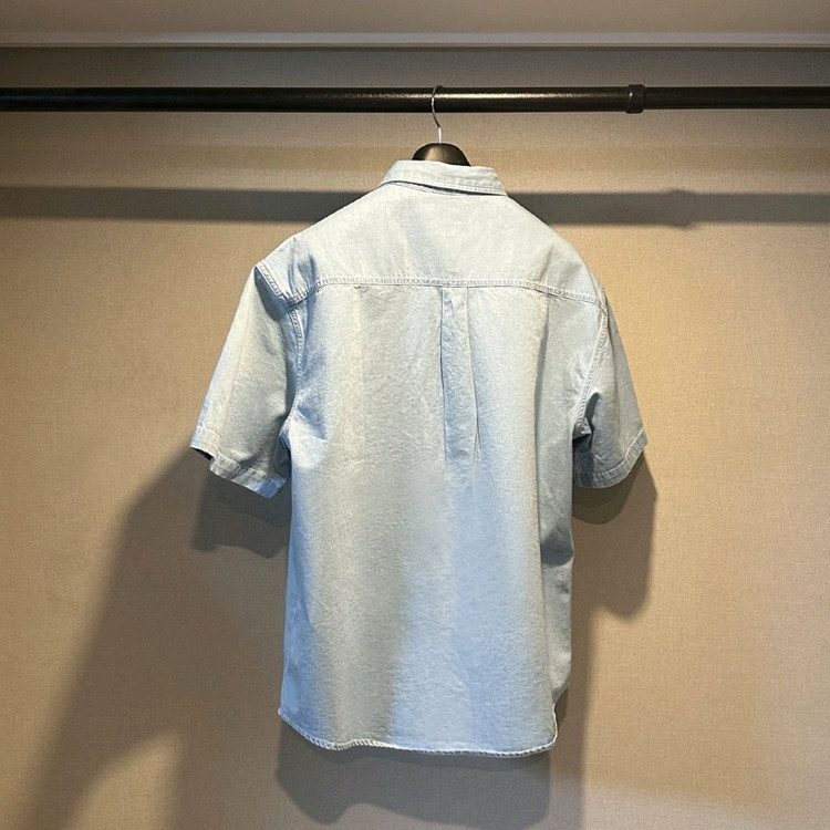 폴로 데님 반팔 셔츠 이미지