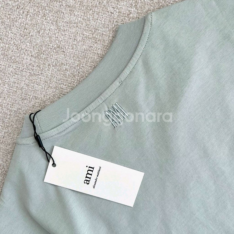 아미 하트로고 반팔티--5