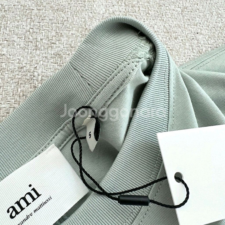 아미 하트로고 반팔티--6