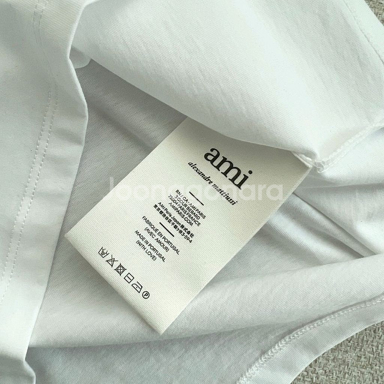 아미 하트로고 반팔티--9