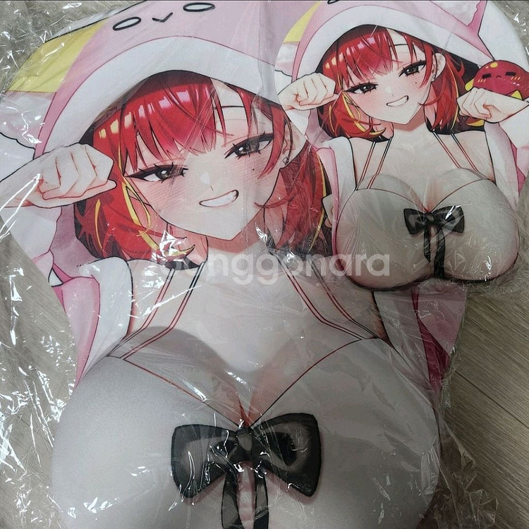 스텔라이브 아카네리제 대형 비공식 입체 마우스패드--0