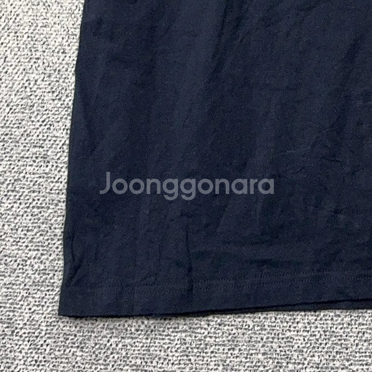 그루브라임 로고 오버핏 네이비 반팔 티 XL(105)--2