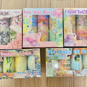 다꾸스티커. 마스킹테이프. 풍경테이프.새제품44롤