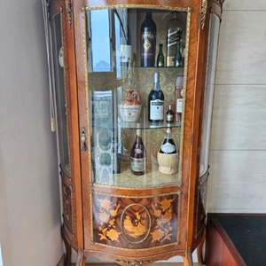[수입품] 앤틱 유리 장식장