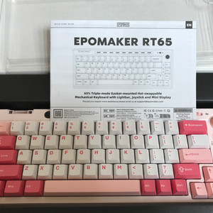 EPOMAKER RT65 핑크색 위스테리아축