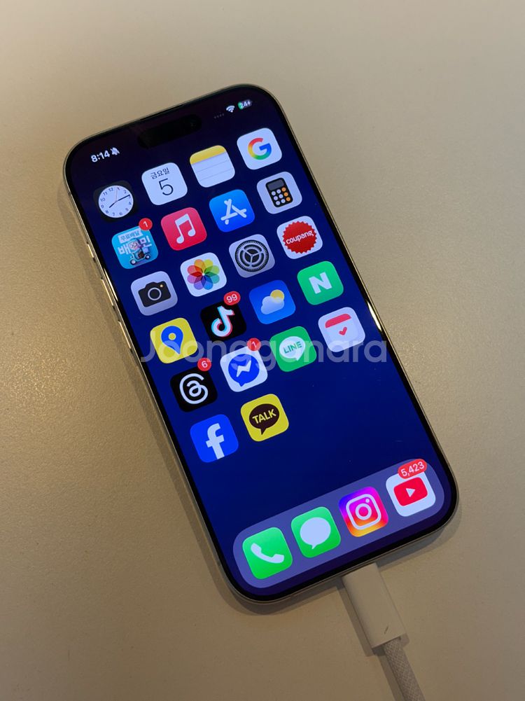 아이폰 16프로 화이트 티타늄 512GB--1