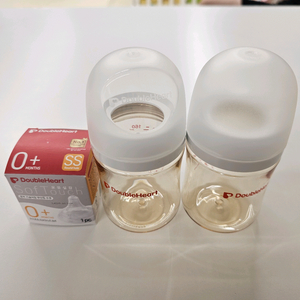 더블하트 젖병 160ml 2개+모유실감ss1개