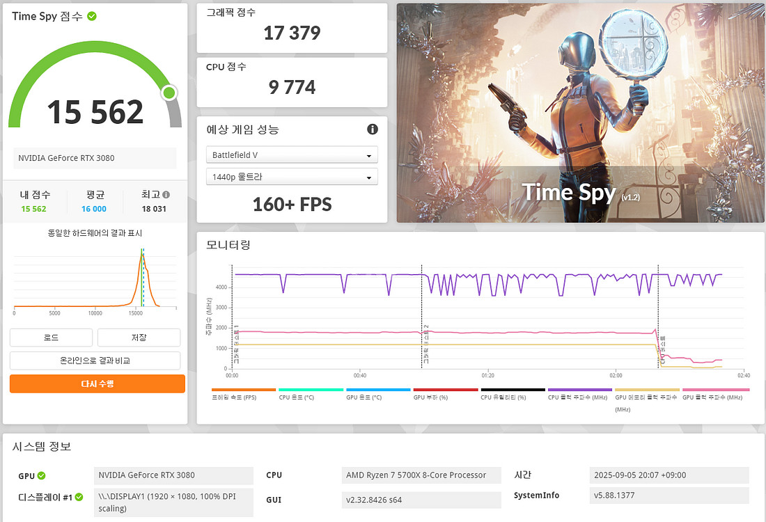 (안산)라이젠7 5700X,RTX3080 컴퓨터 본체--8