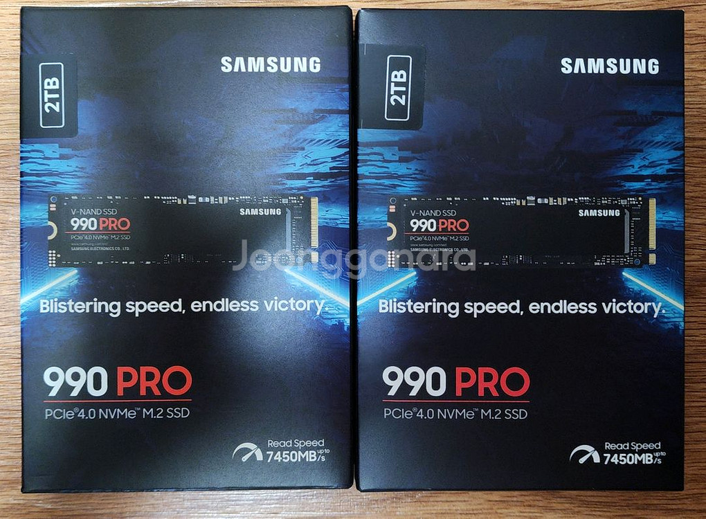 삼성 990 PRO 2TB 미개봉 새제품 2개 팝니다.--0