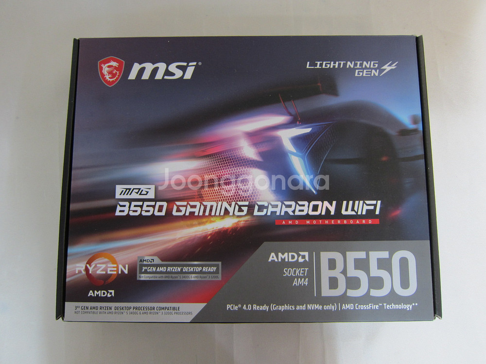 MSI MPG B550 게이밍 카본 WiFi 박스풀--0