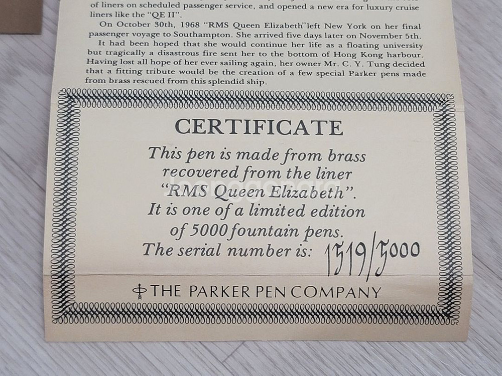 파카75 만년필 - 엘리자베스 여왕 한정판, RMS,--6