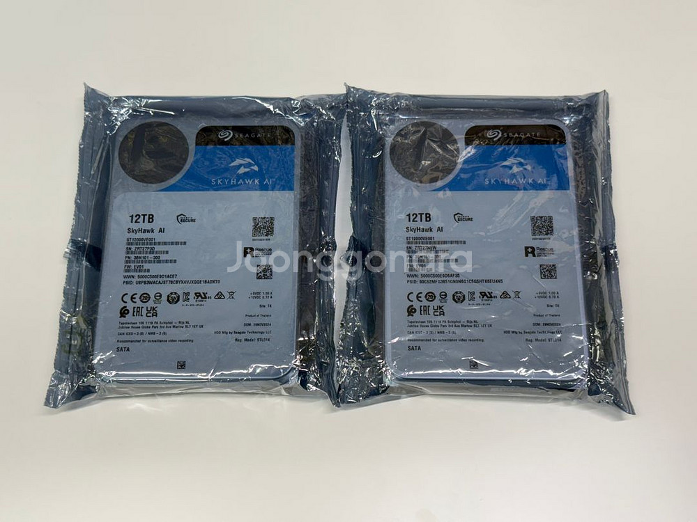 Seagate 12TB SkyHawk HDD 12테라--0