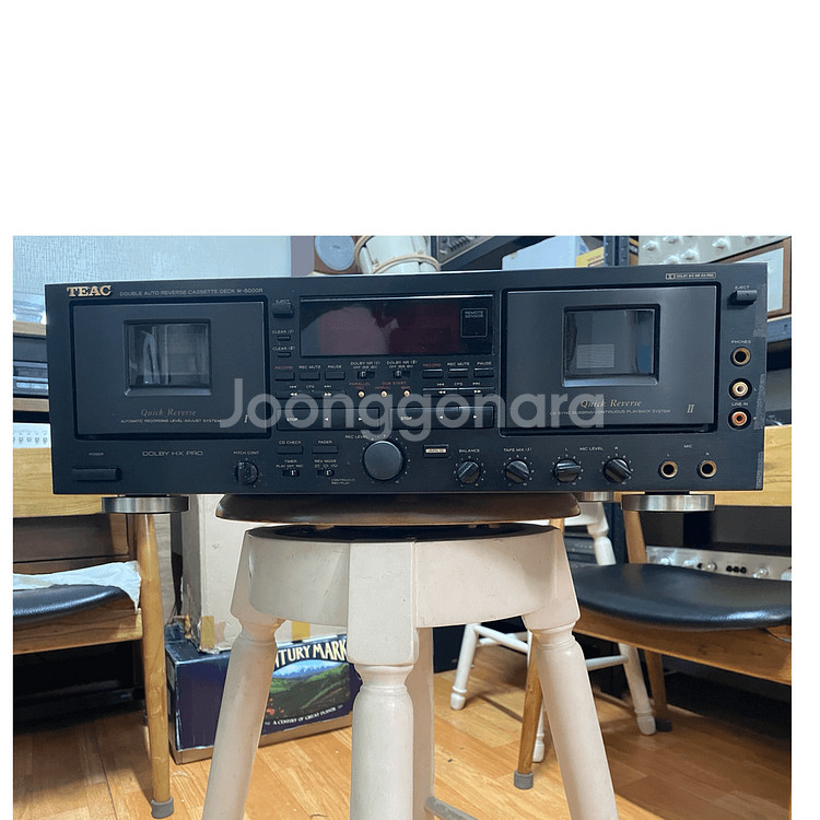 TEAC W-6000R 더블카세트 빈티지 타이완--0