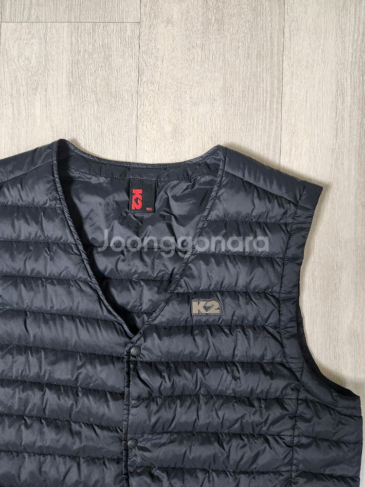 (상태최고)K2 남성 구스경량패딩조끼(100)--1