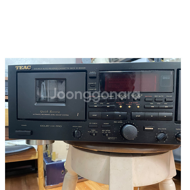 TEAC W-6000R 더블카세트 빈티지 타이완--1