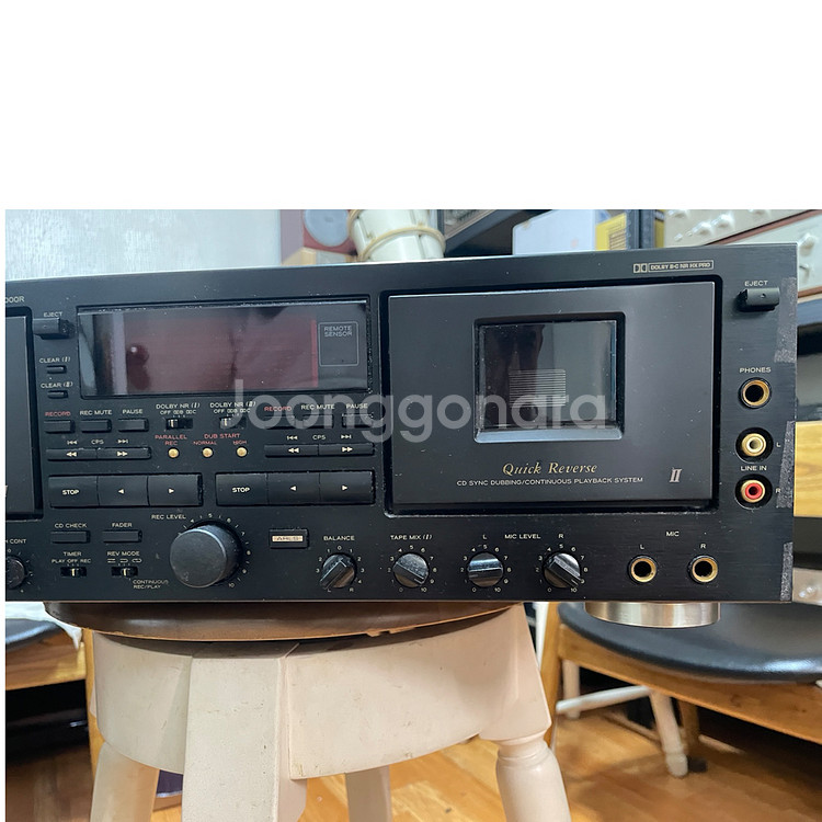 TEAC W-6000R 더블카세트 빈티지 타이완--2