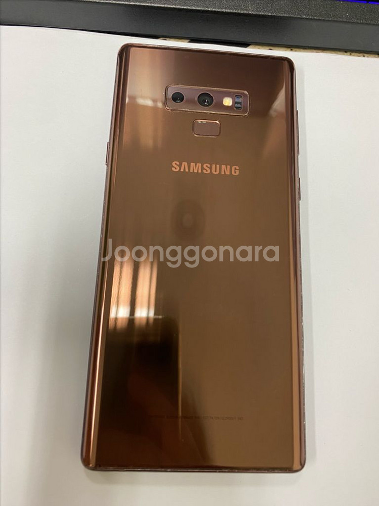 SK 갤럭시노트9 브라운 외관AA급 128G 무잔상급--0