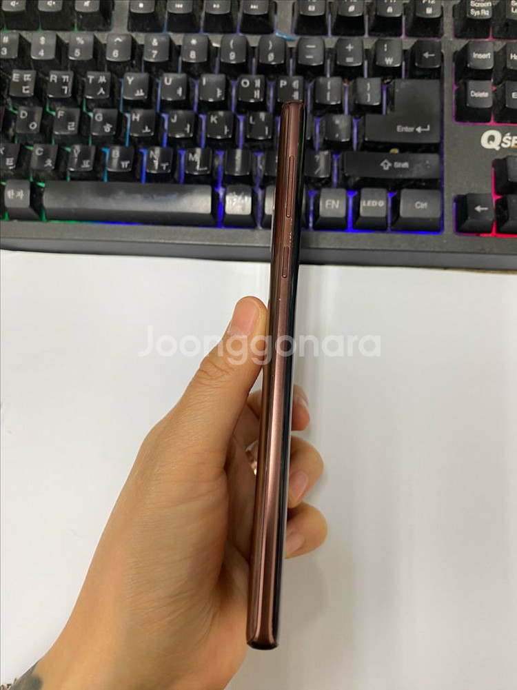 SK 갤럭시노트9 브라운 외관AA급 128G 무잔상급--5