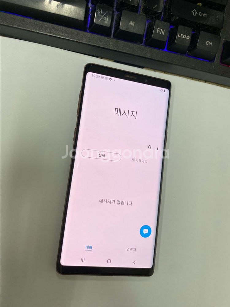 SK 갤럭시노트9 브라운 외관AA급 128G 무잔상급--3