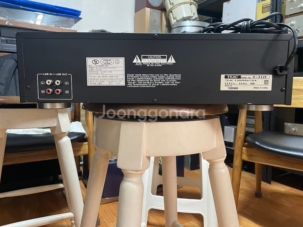 TEAC W-860R 더블 카세트 데크 빈티지--3